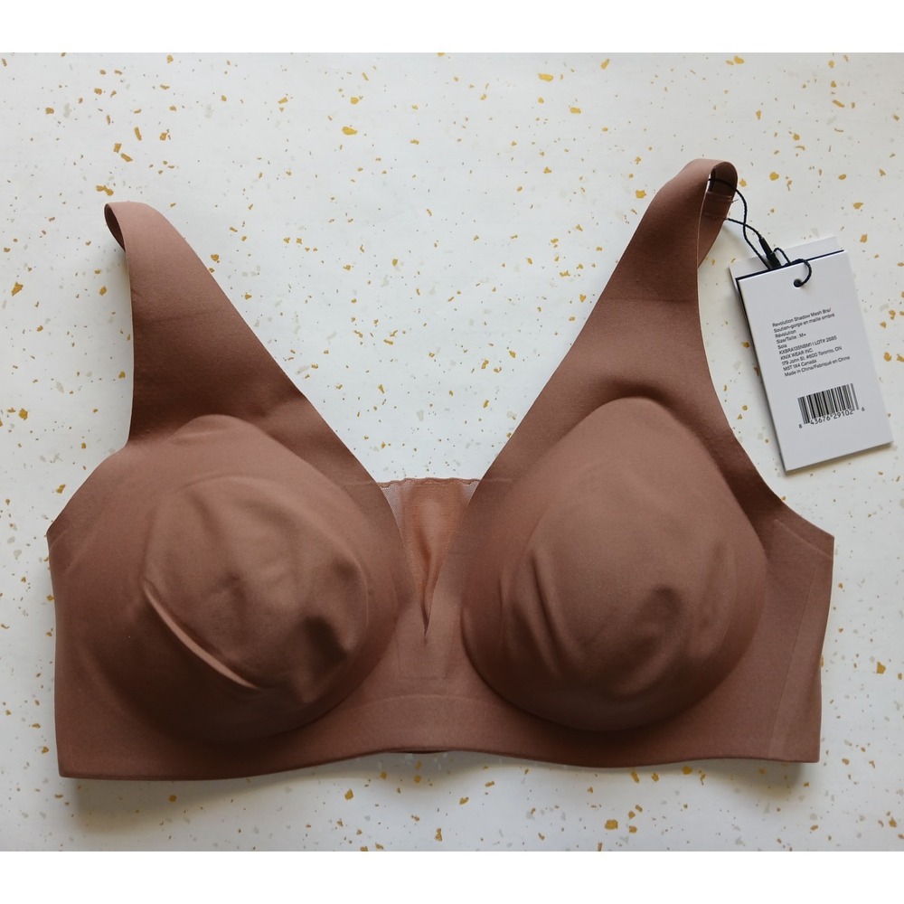 NWT Knix Revolution Shadow Mesh Wireless Bra - Size Med+ Sola